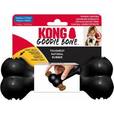 Dog toy KONG Extreme Goodie Bone Medium, black